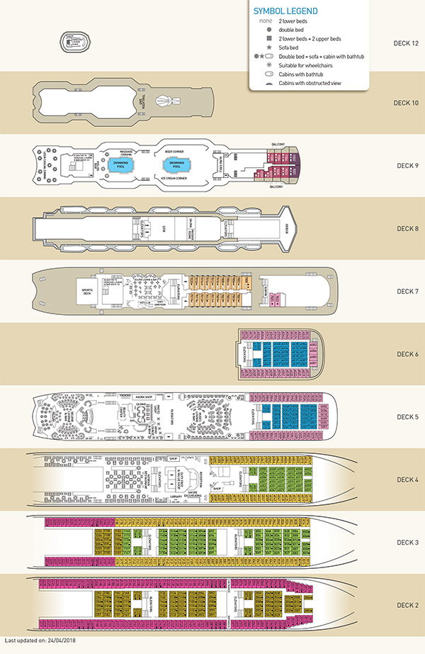 Louis Olympia Deck Plans